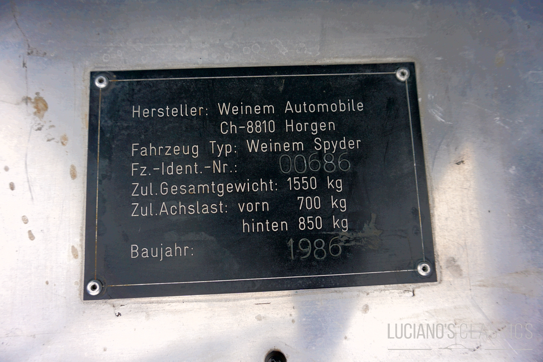 1987 WEINEM Shelby Cobra Replica